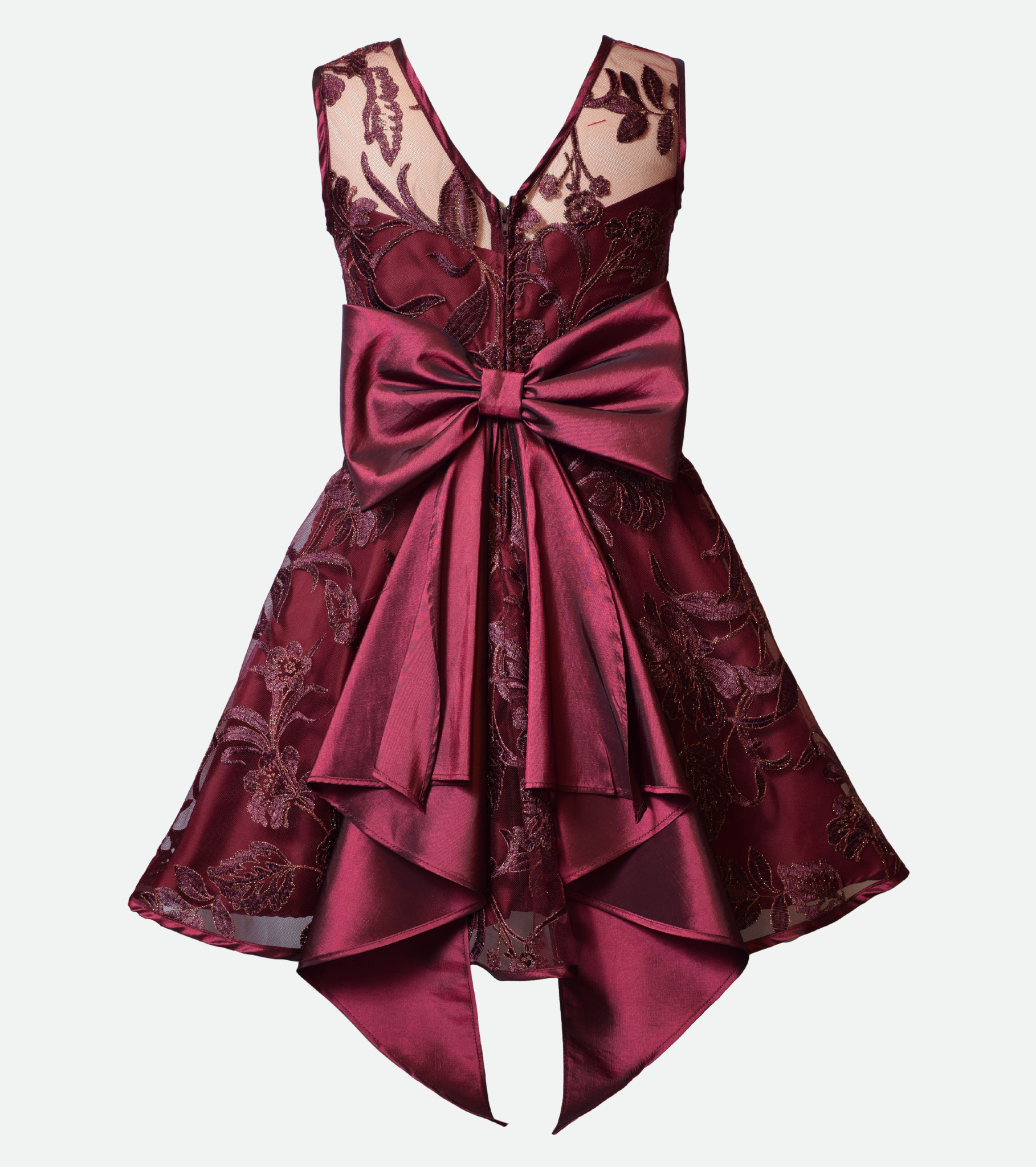 Andrea Embroidered Party Dress