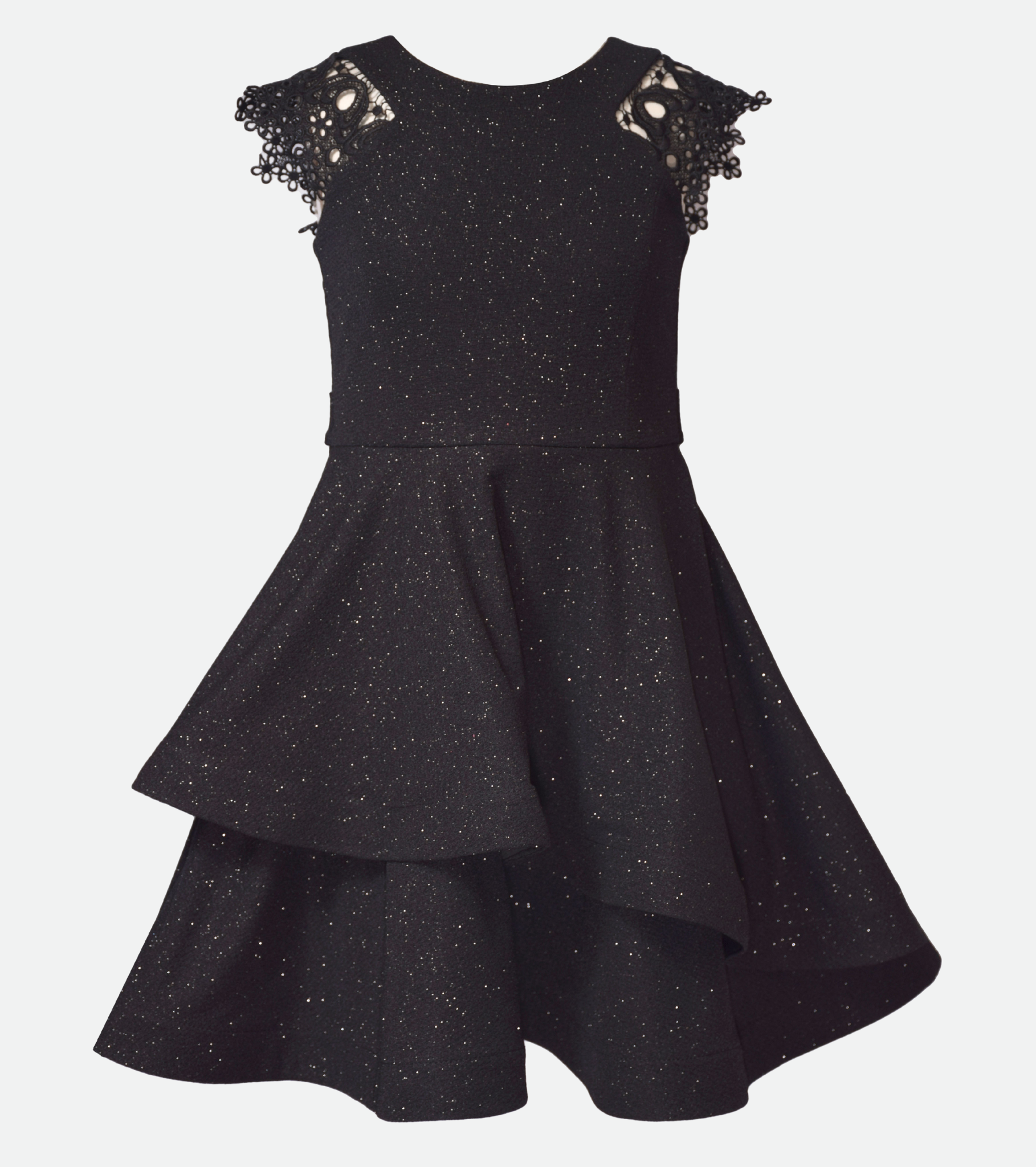 Valorie Sparkle Knit Skater Dress