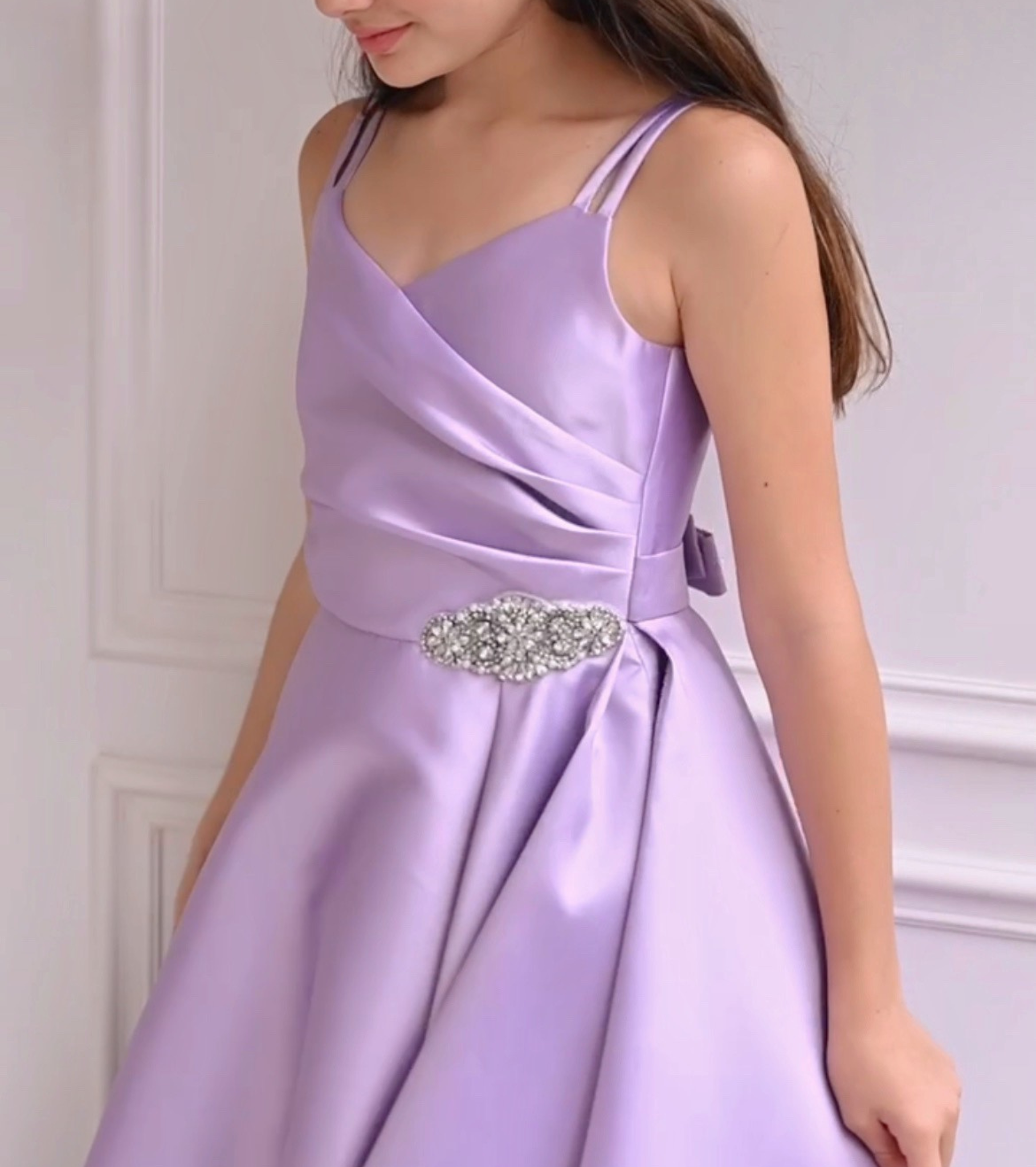 Charlotte Side Cascade Ballgown