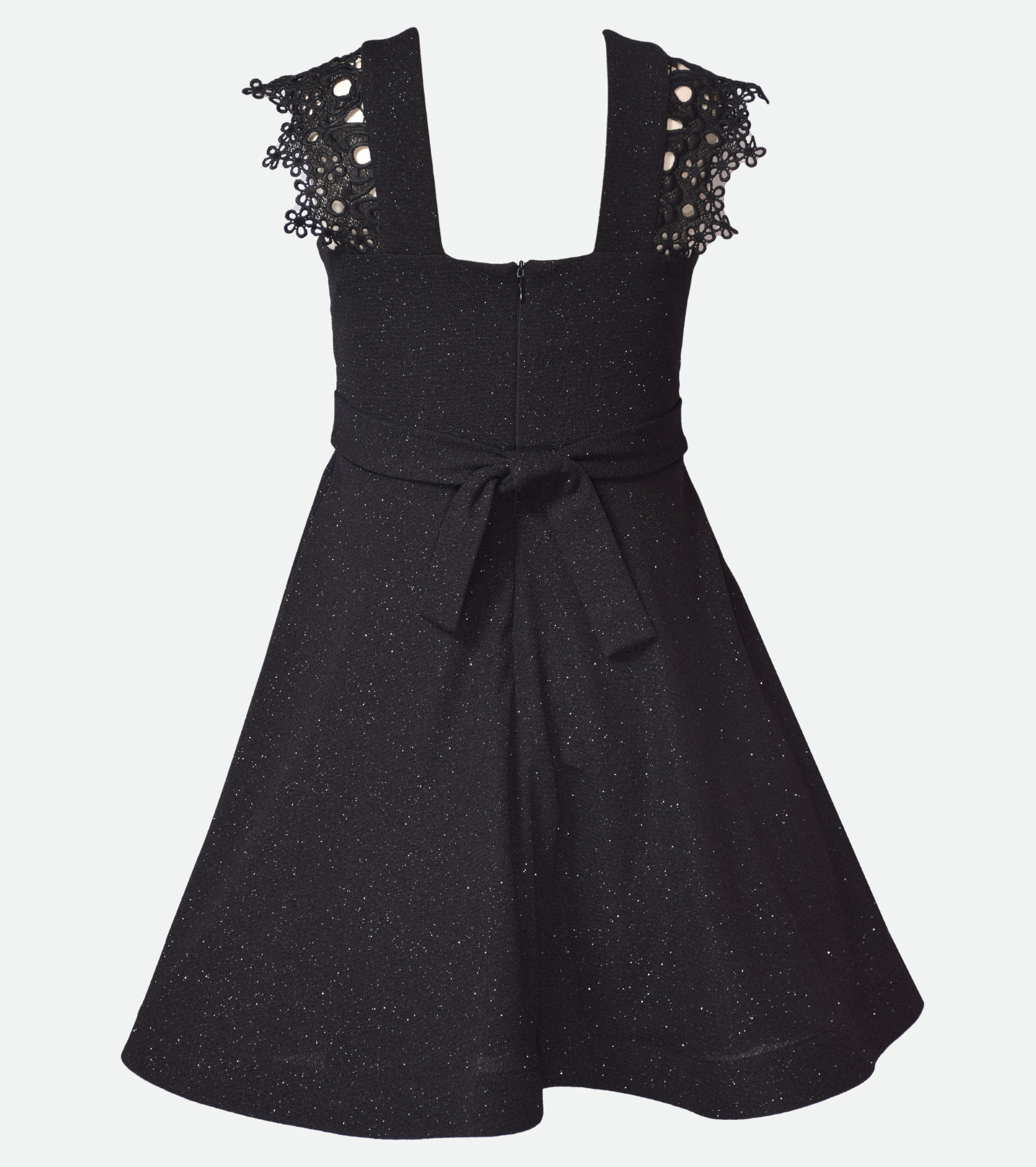 Valorie Sparkle Knit Skater Dress