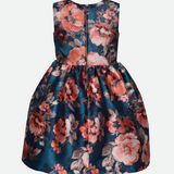 Melody Floral Party Dress with Cardigan - Image