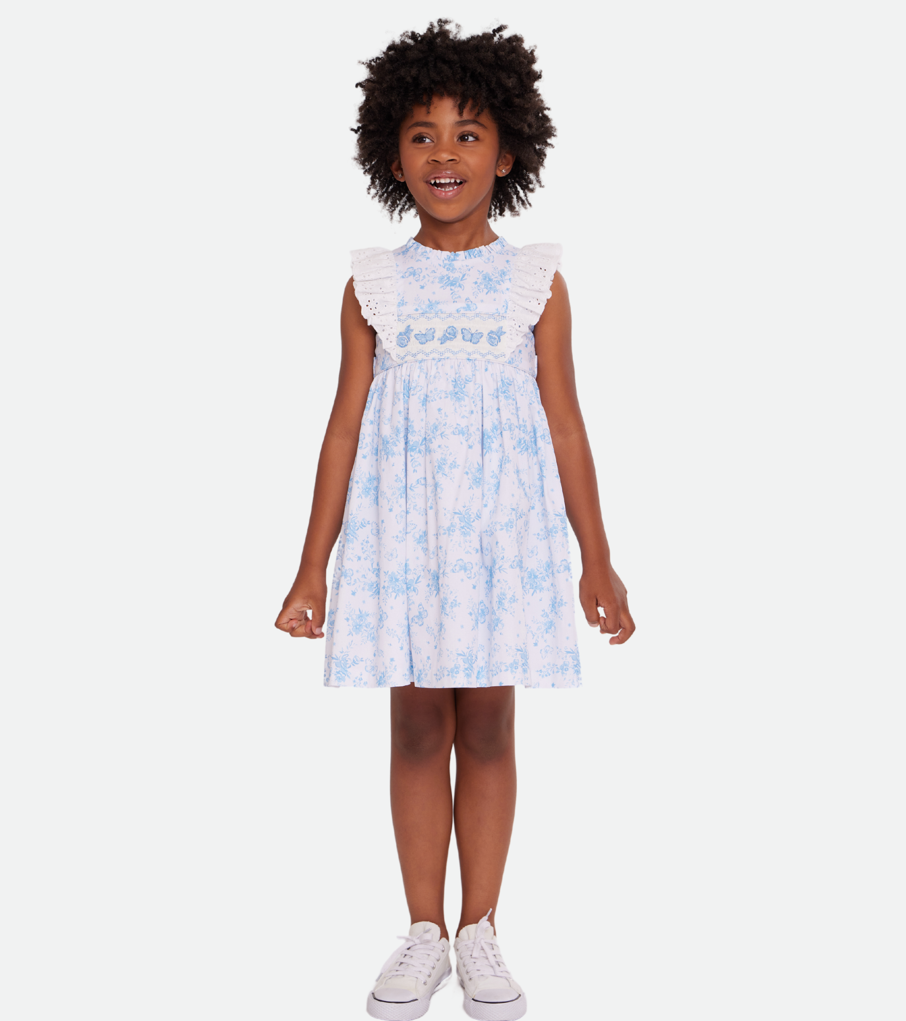 Daphne Smocked Butterfly Dress