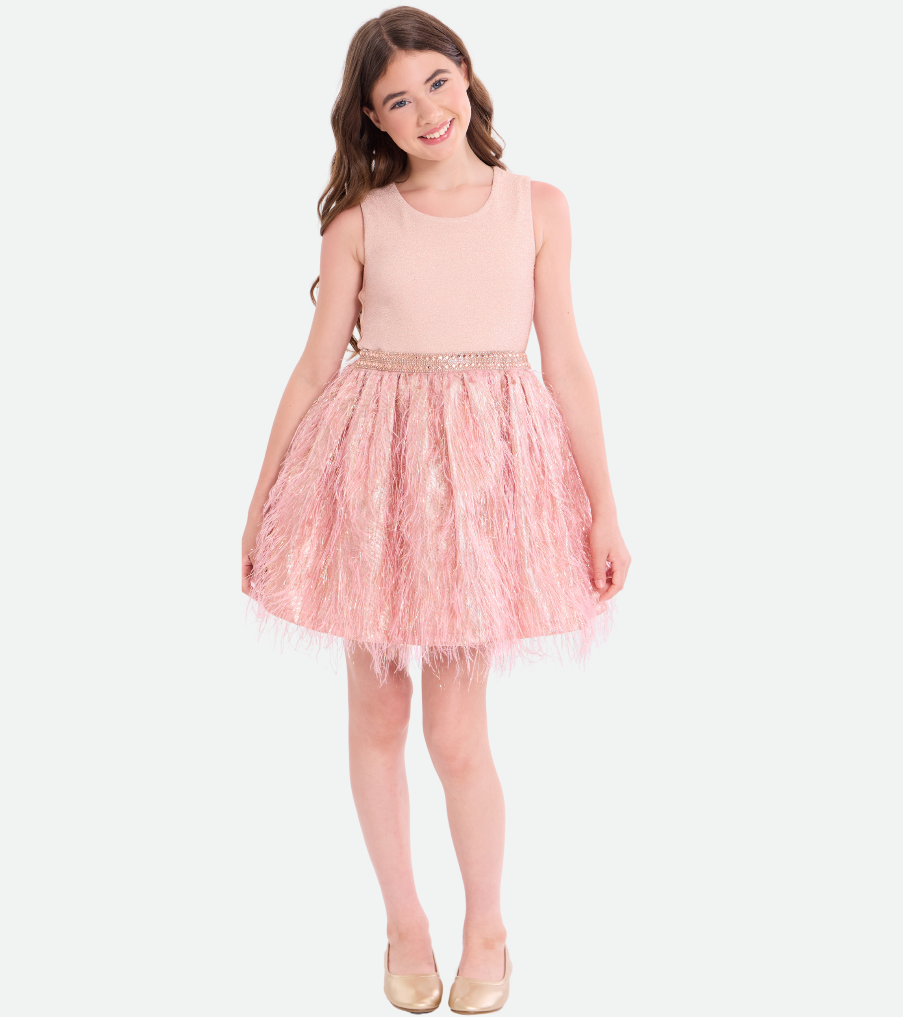 Valentina Feather Party Dress