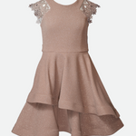 Valorie Sparkle Knit Skater Dress - Image