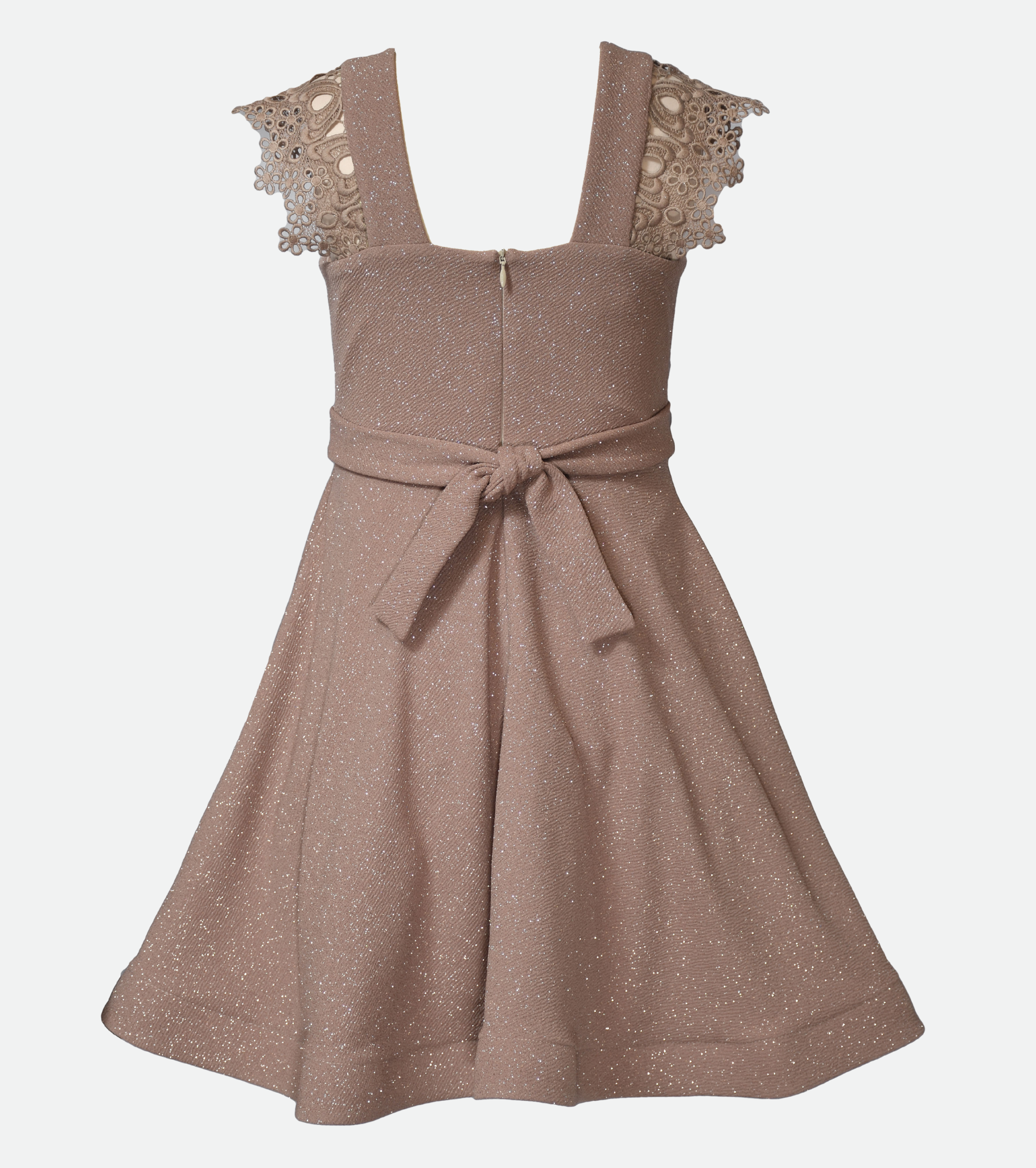 Valorie Sparkle Knit Skater Dress