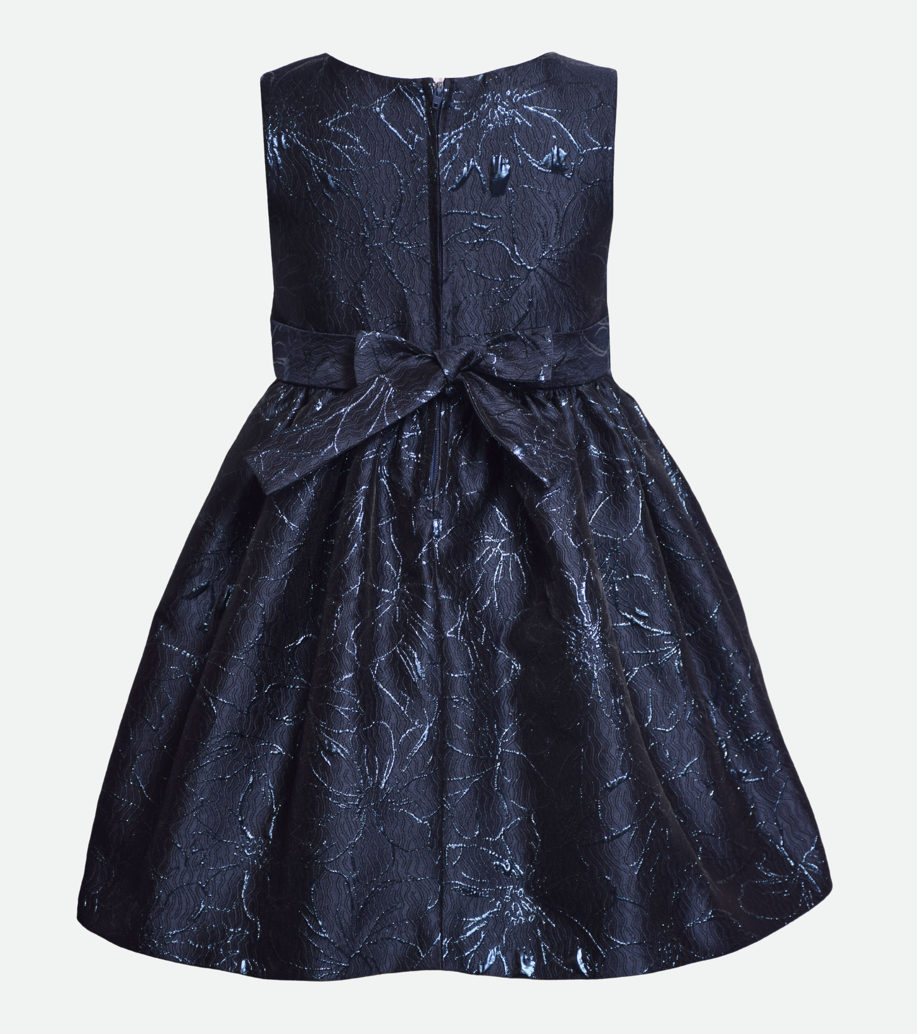 Claire Floral Jacquard Party Dress