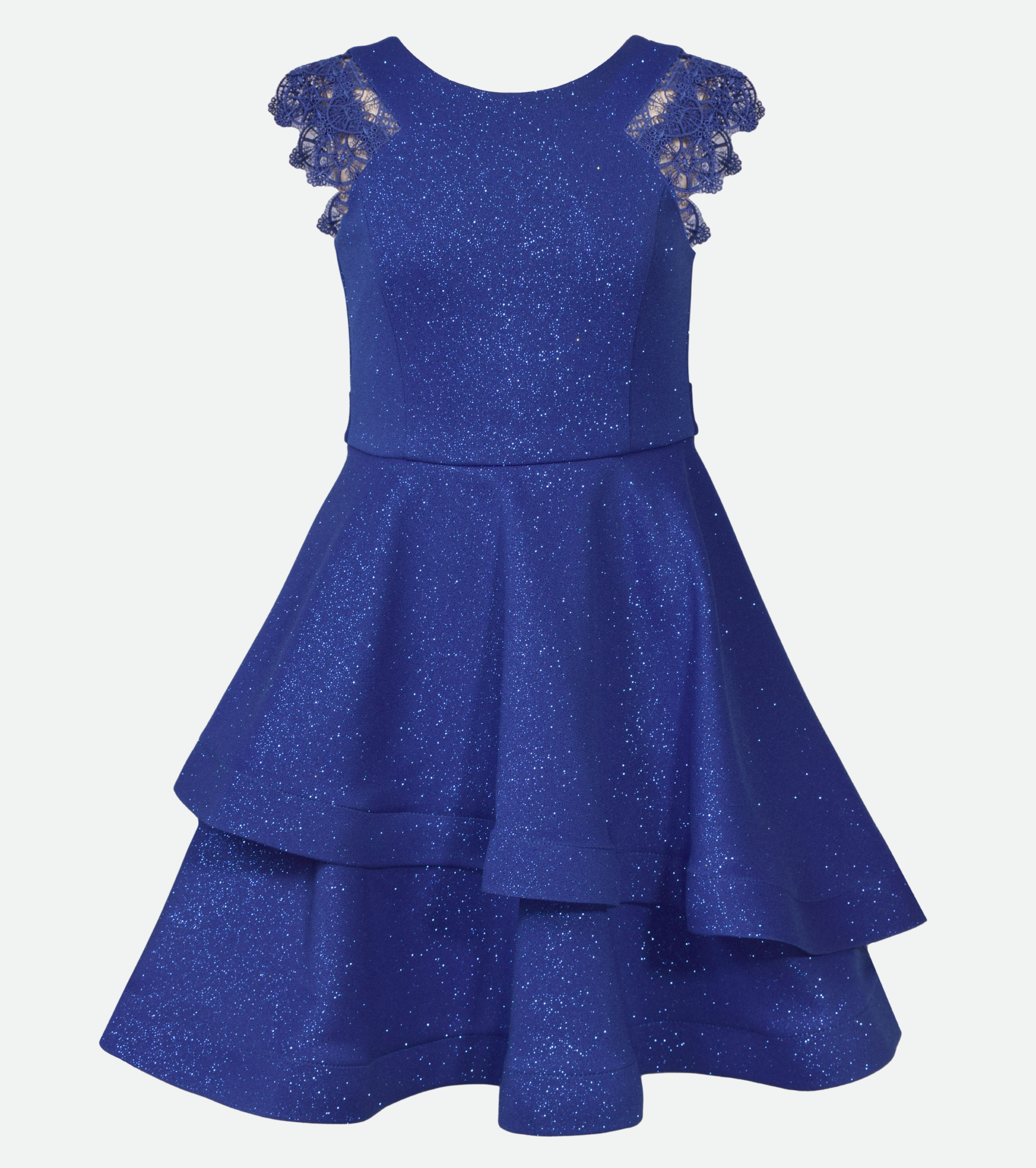 Valorie Sparkle Knit Skater Dress