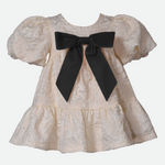 Lola Jacquard Bow Dress - Image