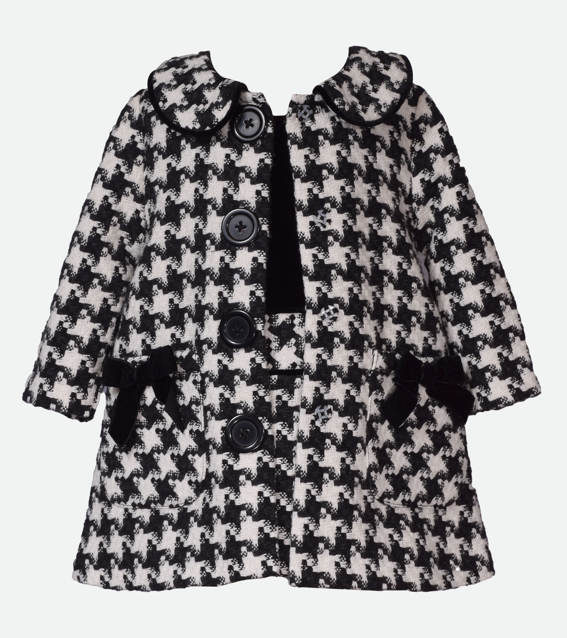 Eloise Houndstooth Coat Set Bonnie Jean