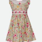 Sophia Vintage Floral Smocked Dress - Image