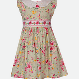 Sophia Vintage Floral Smocked Dress - Image