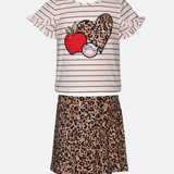 Annie Cheetah Skort Set - Image