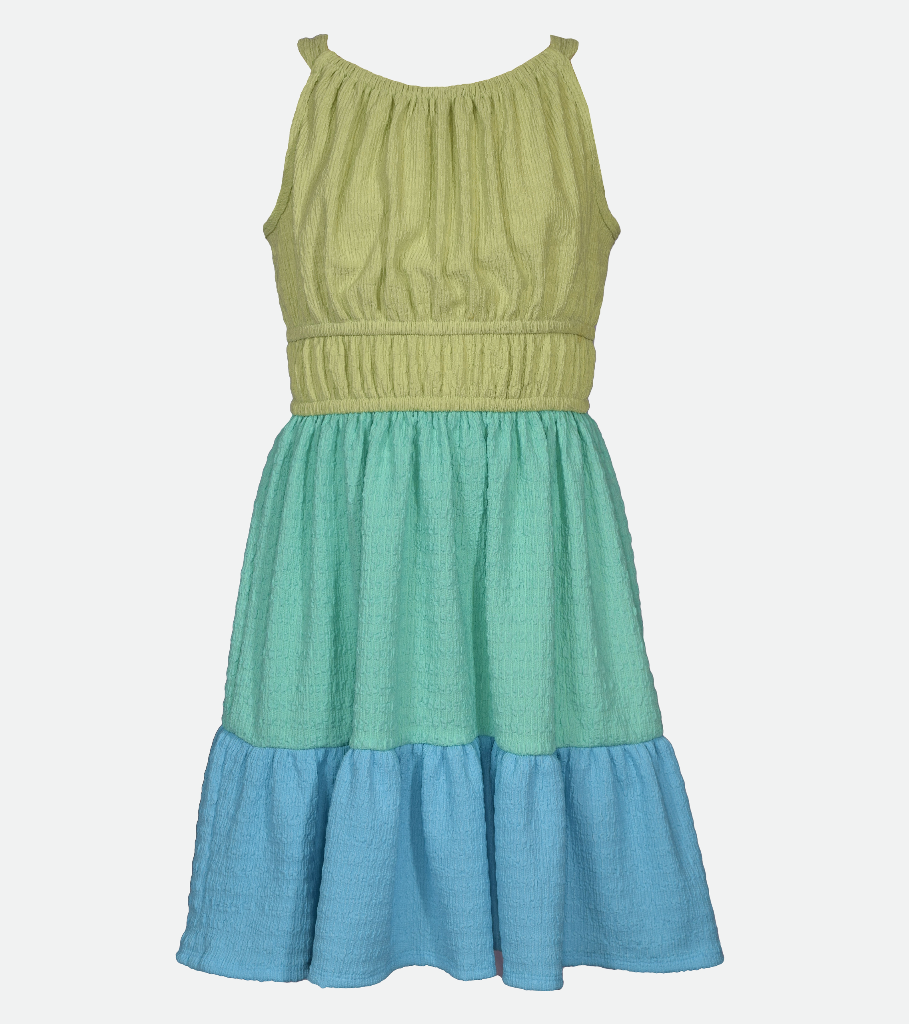 Color Blocked Sundress for Girls
