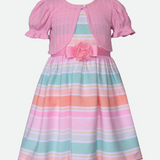 Molly Linen Dress with Cardigan - Image