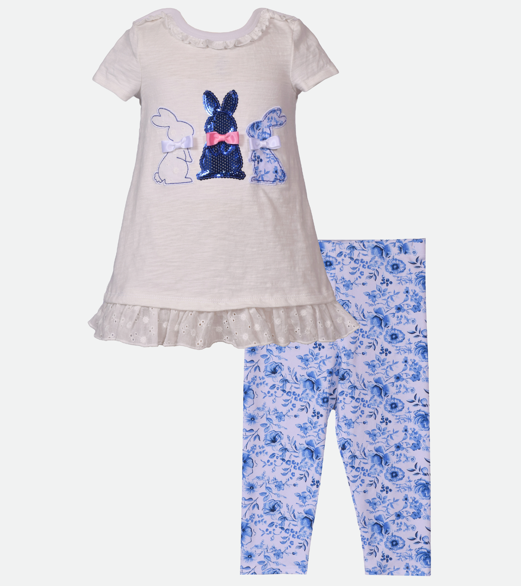 Easter outfits for girls bunny legging set