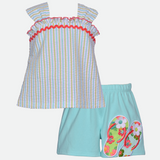 Cora Flip Flop Short Set - Image