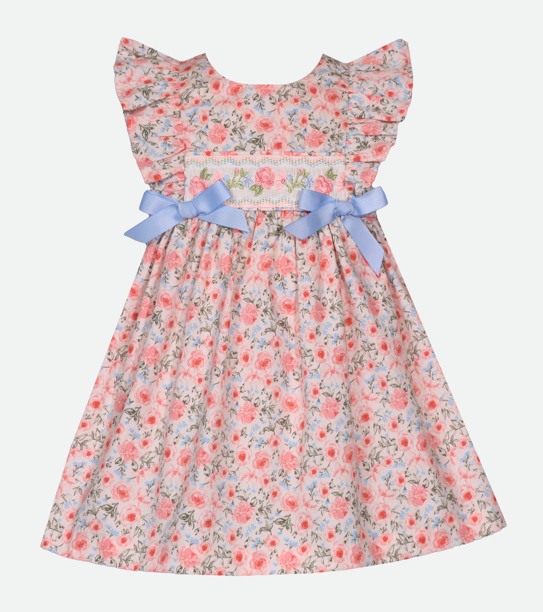 Floral Smocked Dress for Girls Easter dress for girls