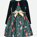 Phoebe Nutcracker Dress with Cardigan - Image