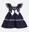Nautical dress for baby girl navy sailor dress for girls