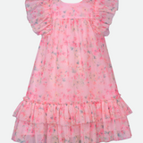 Thea Tiered Flutter Dress - Image