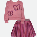 Junie Butterfly Skirt Set - Image