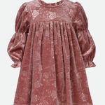 Iris Velvet Floral Dress - Image