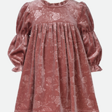 Iris Velvet Floral Dress - Image