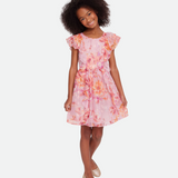 Bella Chiffon Ruffle Dress - Image