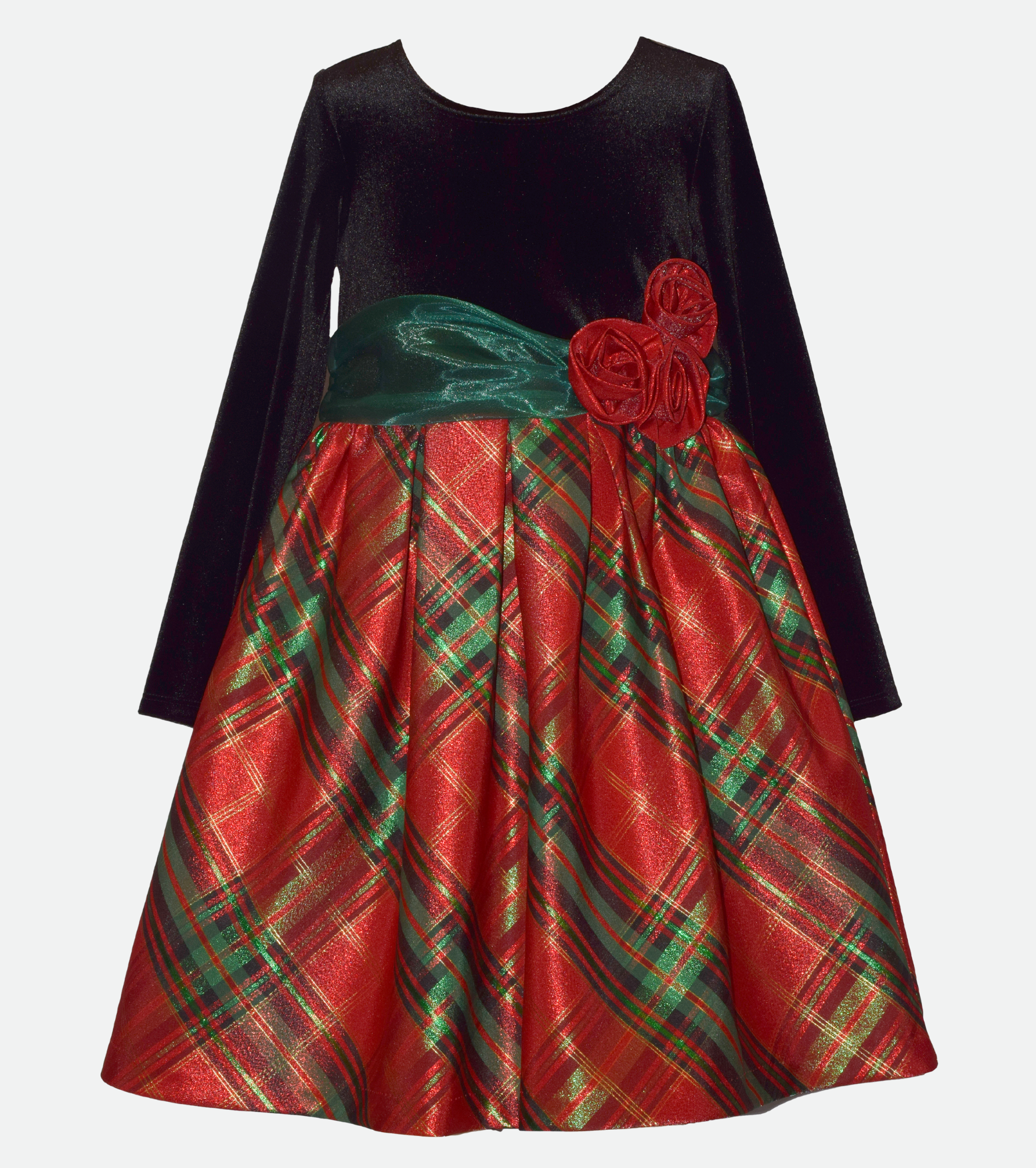 Girls Christmas Dresses Plaid Christmas Dresses for Girls