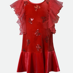 Alexa Sequin Bow Party Dress - Image