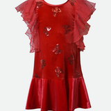 Alexa Sequin Bow Party Dress - Image