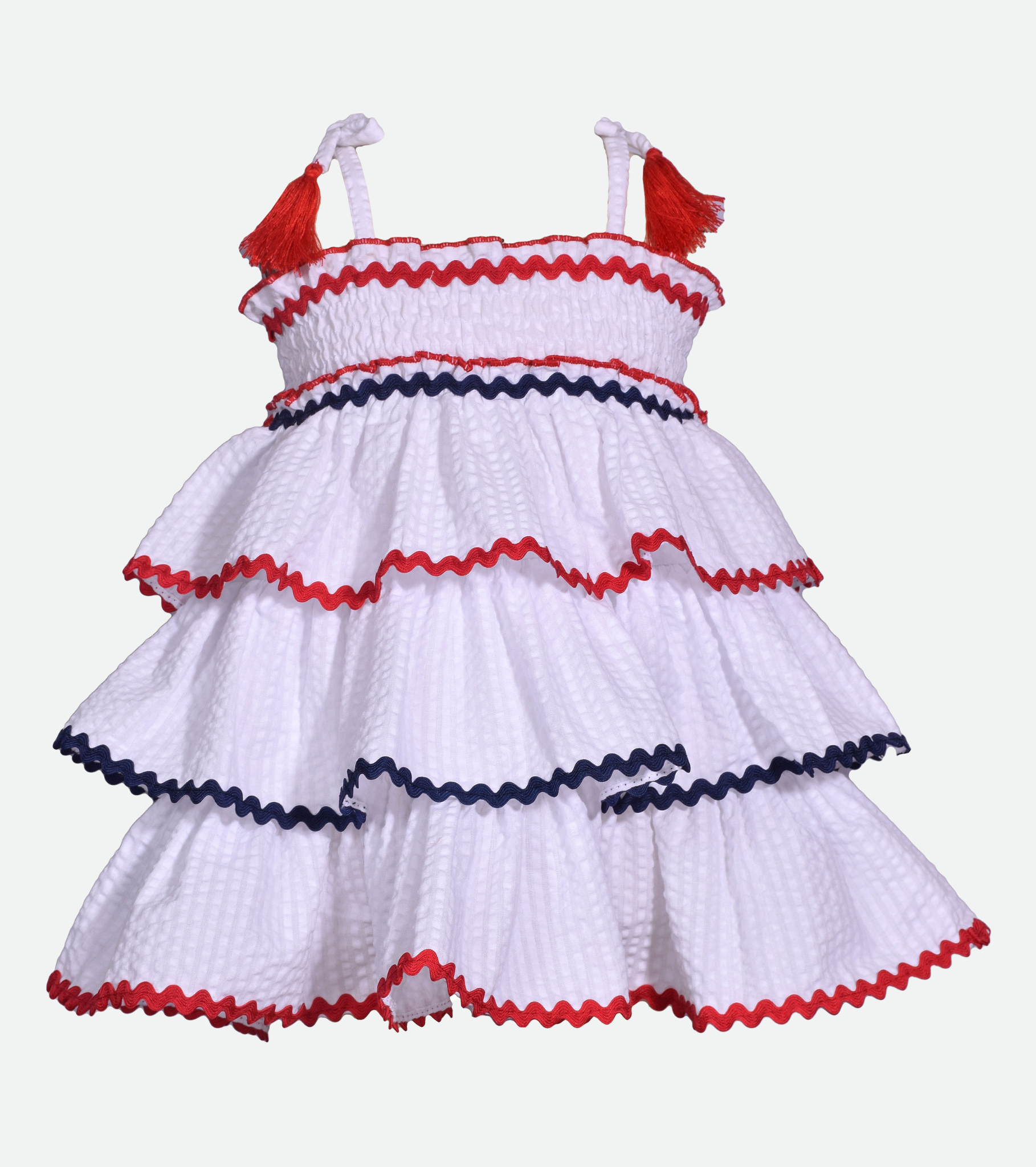 Red White and Blue Dresses for Girls
