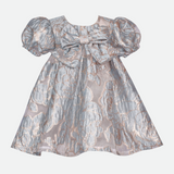 Celeste Metallic Jacquard Party Dress - Image