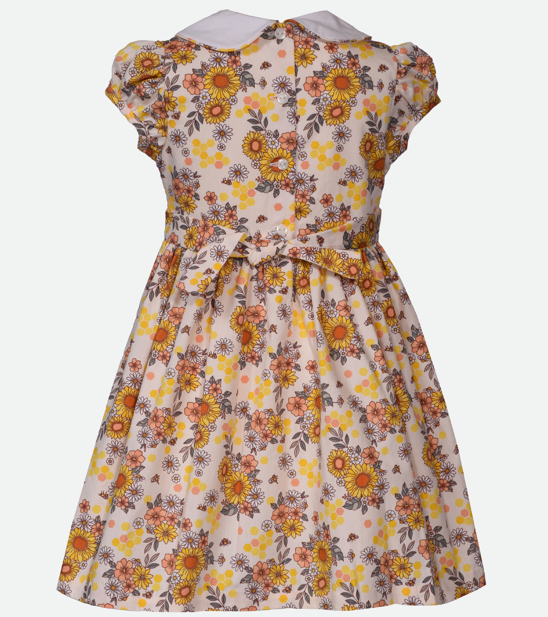 Sunflower Smocked Dress