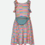 Jessie Ruffle Sleeve Dress with Fanny Pack - Image