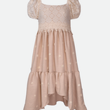 Cameron Puff Sleeve Midi Dress - Image