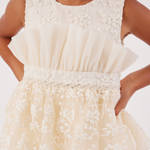 Isadora Lace Peplum Party Dress - Image