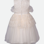 Isadora Lace Peplum Party Dress - Image