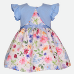 Violet Floral Cardigan Dress - Image