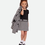 Eloise Houndstooth Coat Set - Image