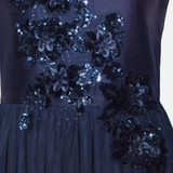 Iris Sequin Applique Gown - Image