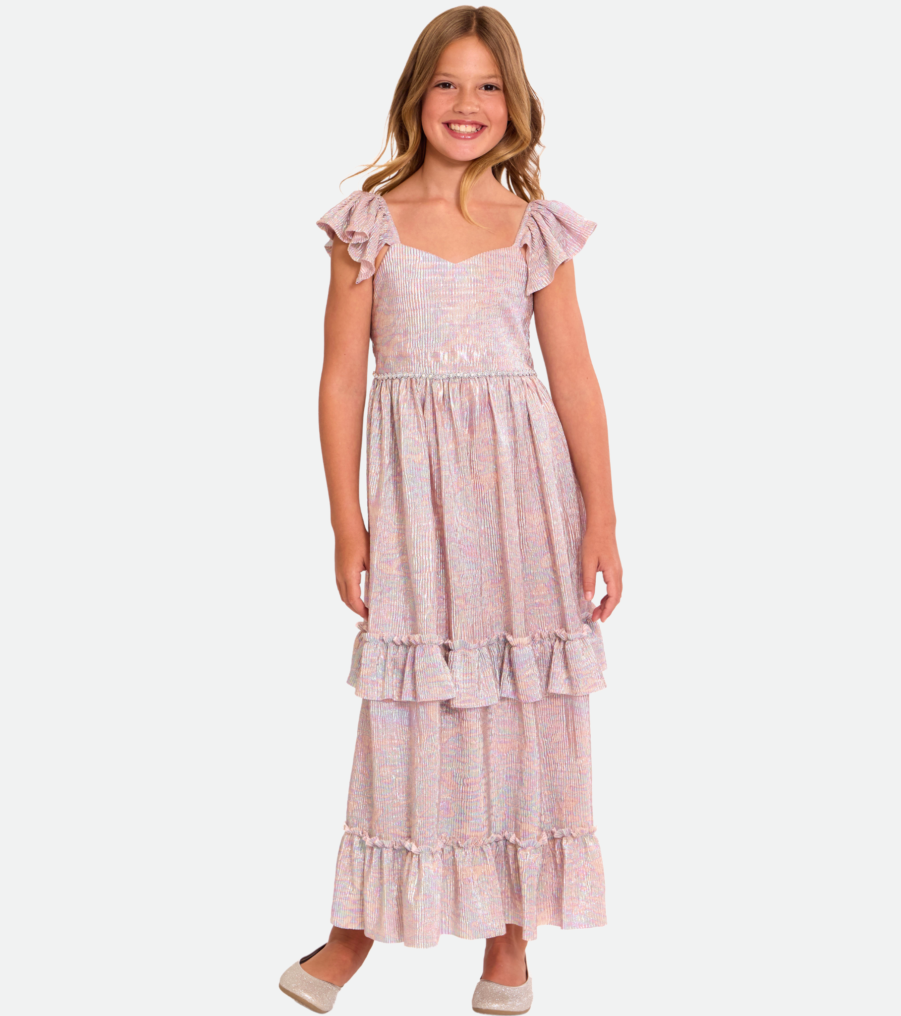 Frances Shimmer Maxi Dress