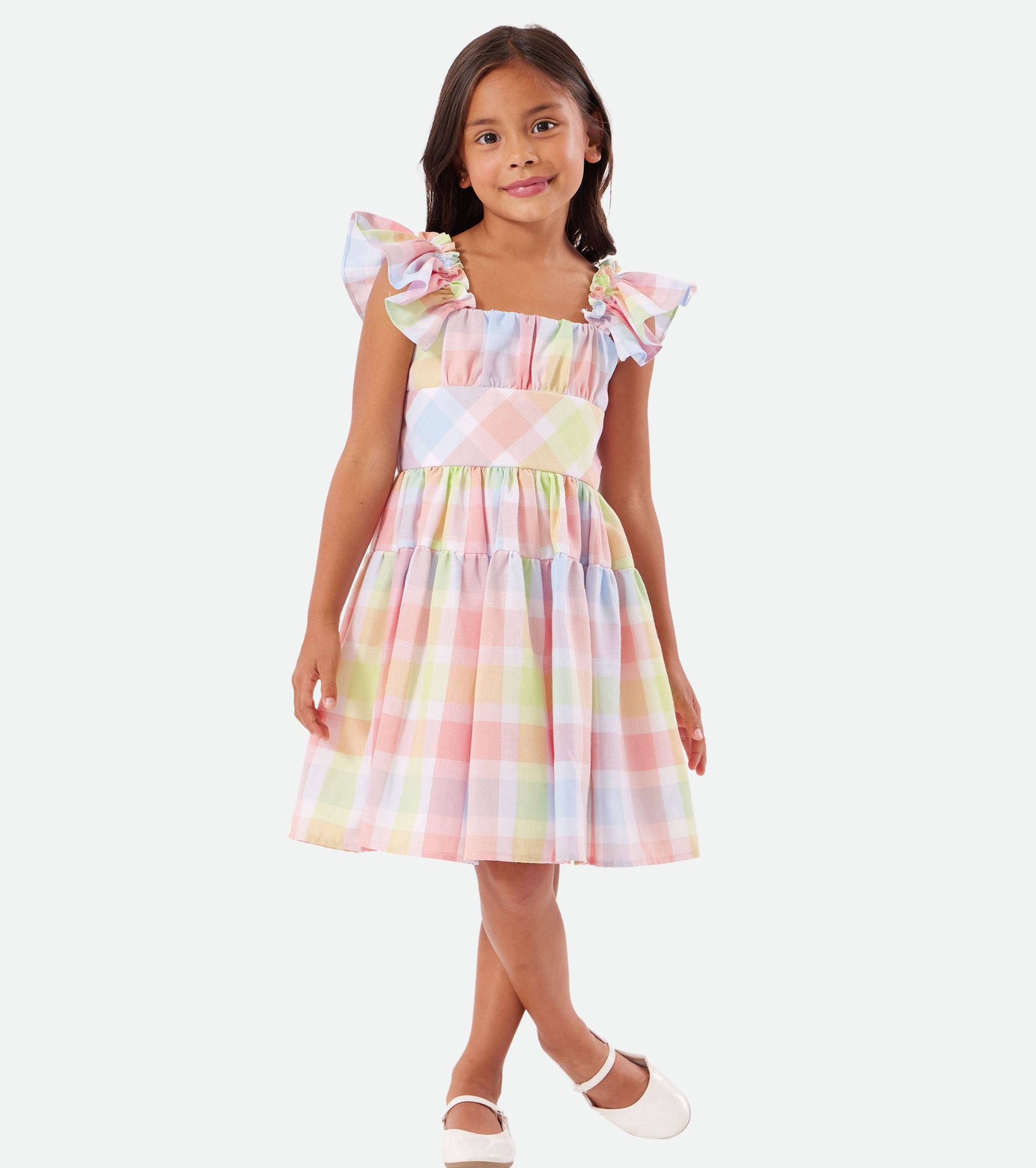 Eva Flutter Sleeve Dress