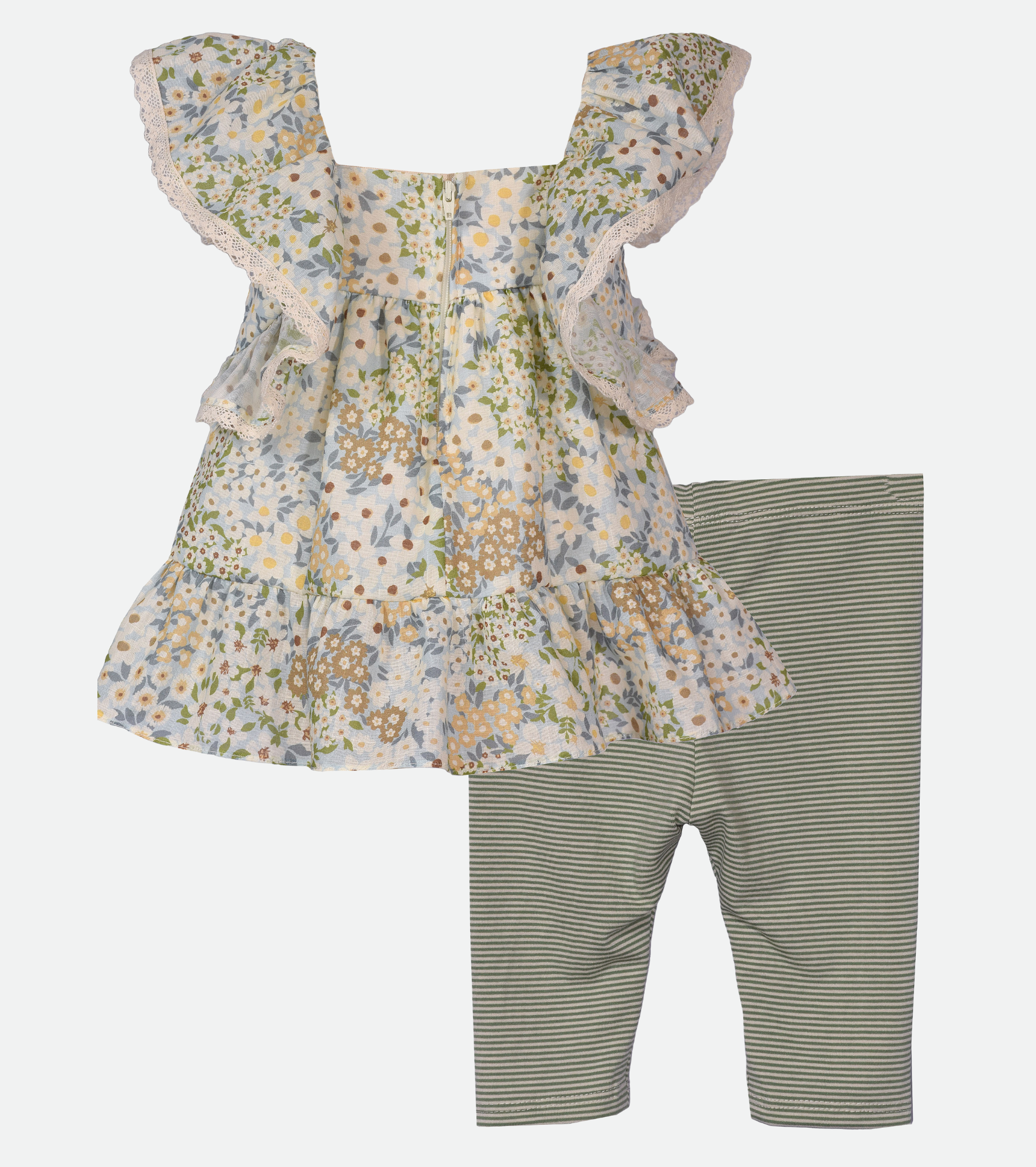 Beatrice Floral Capri Legging Set