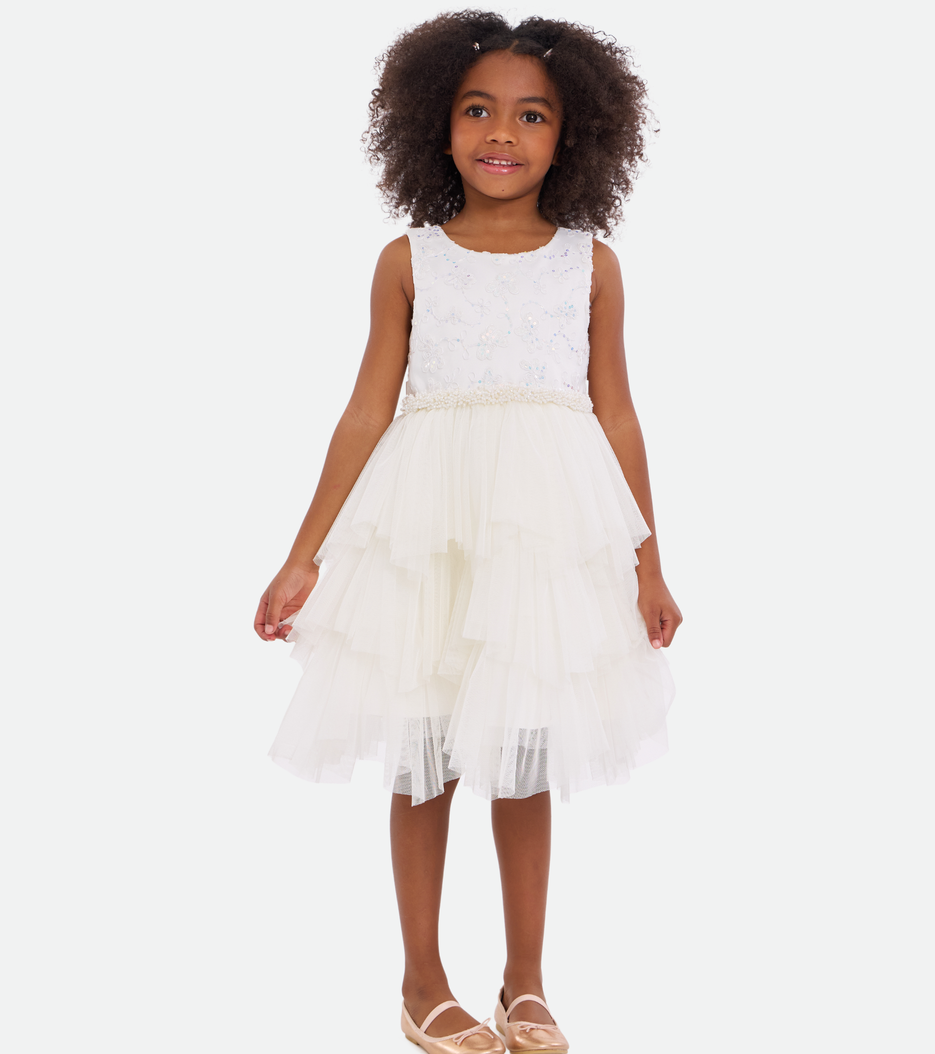 Celia Embroidered Party Dress