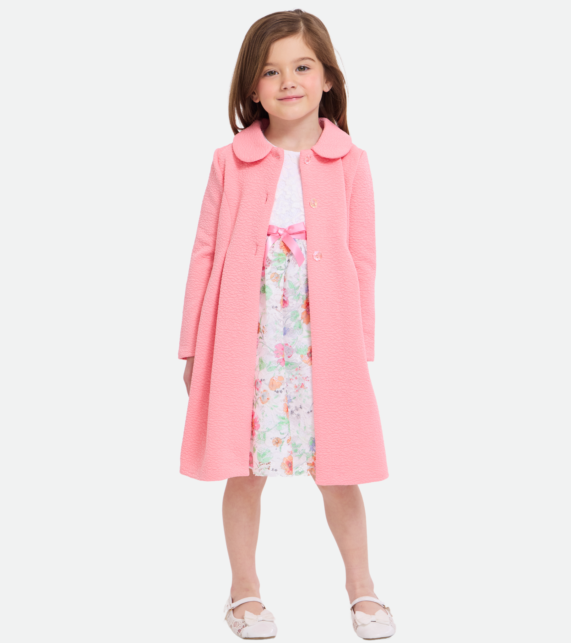 Anya Floral Lace Coat Set