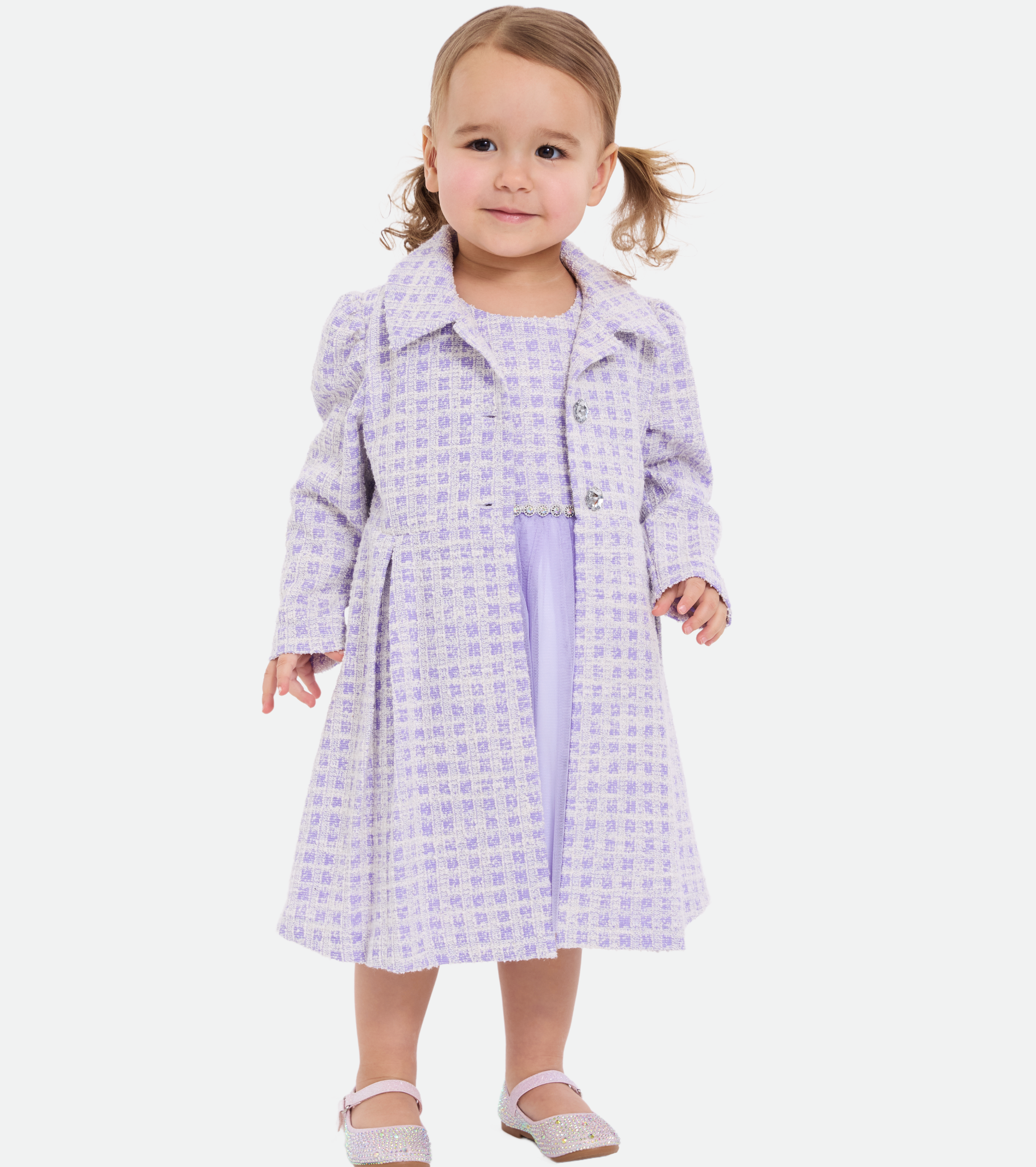 Talia Boucle Coat Set