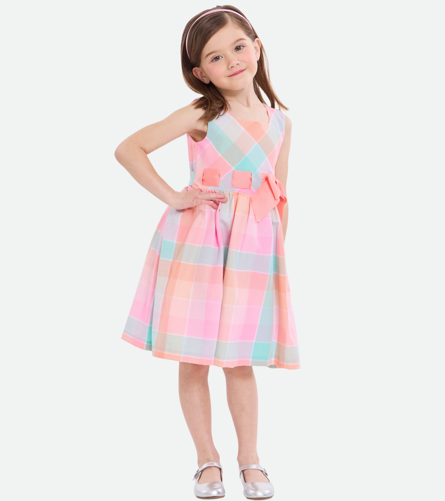 Kaia Pull Through Linen Dress