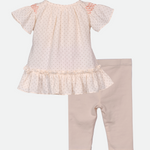 Lina Smocked Bunny Legging Set - Image