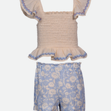 Dani Smocked Top & Short Set - Image